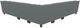 La-Z-Boy® Edie Duo® 5-Piece Stonewash Power Reclining Sectional-2