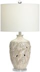 Crestview Collection Coastal Leaf Beige Table Lamp-1