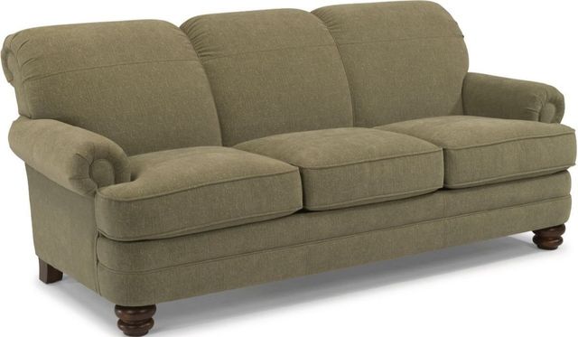 Flexsteel® Bay Bridge Green Sofa-0