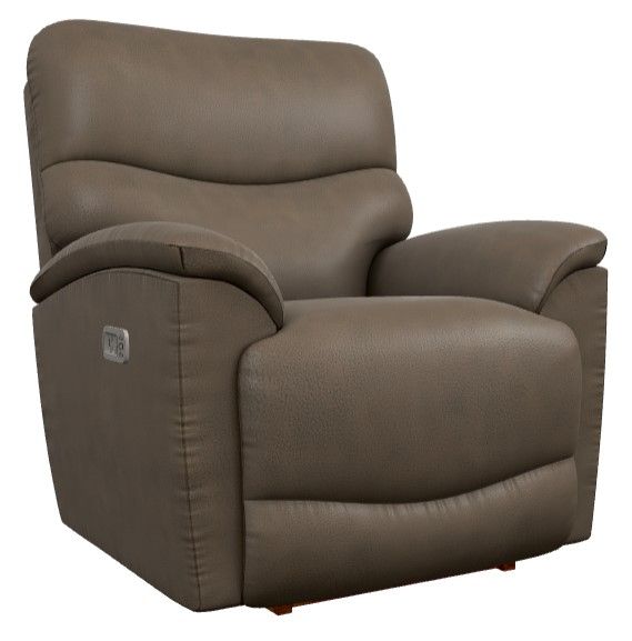 La-Z-Boy® Trouper Mink Power Rocking Recliner with Headrest and Lumbar-0