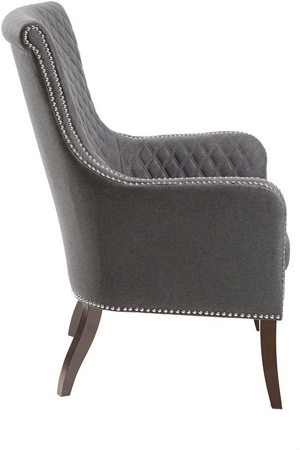 Olliix by Madison Park Grey Heston Accent Chair-3