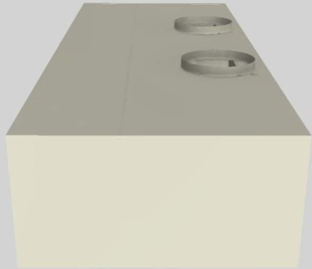 Vent-A-Hood® 66" Biscuit Wall Mounted Range Hood-1