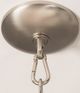 YHD Mirror Lake Brush Nickle/White 9-Lights Chandelier-5