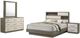 Coaster® Fenwick 4-Piece Almond/Gray Oak Queen Bedroom Set-0