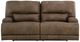 Signature Design by Ashley® Beckley Place Earth Power Reclining Sofa with Adjustable Headrest-2