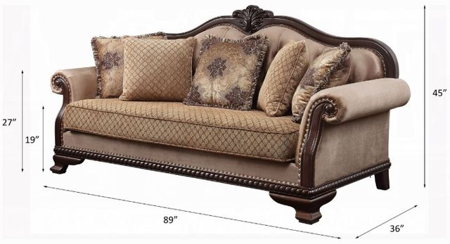 ACME Furniture Chateau De Ville Espresso Sofa-2