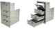 Alfresco™ 16.88" Stainless Steel Paper/Towel Holder/Three Drawers-2