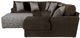 Jackson Furniture Galaxy 4-Piece Chocolate Right Side Facing U-Shape Chaise Sectional-2