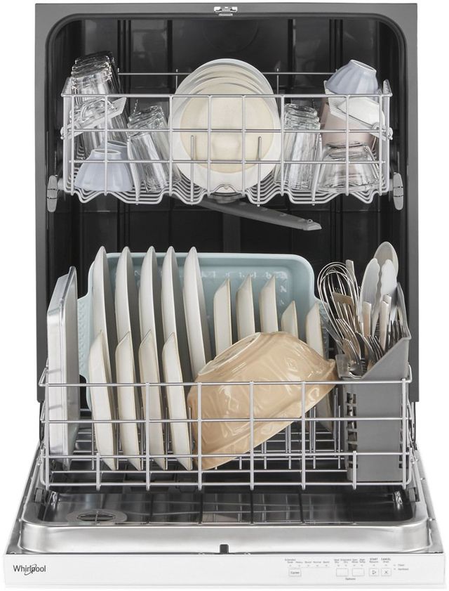 Whirlpool® 24" White Built In Dishwasher-4