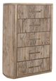 International Furniture Direct White Balam Ivory White Chest-0