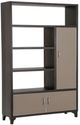 Michael Amini® 21 Cosmopolitan™ Pebble Grain Taupe/Umber Right Bookcase-0