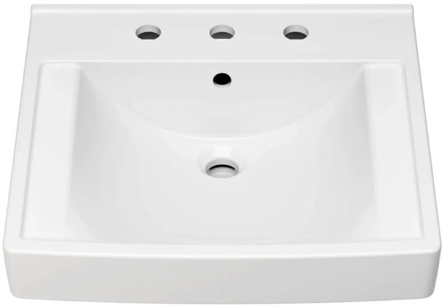 American Standard Decorum® White Wall-Hung EverClean® Sink with 8" Widespread-1