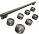  KitchenAid® 36" Black Ore Commercial-Style Dual Fuel Range Handle and Knob Kit-0