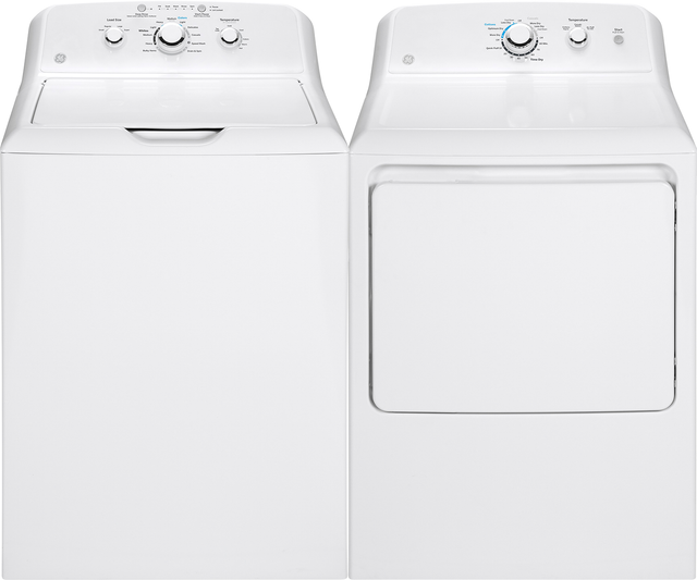 GE® White Laundry Pair-0