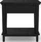 homestyles® Oak Park Black Open Nightstand-5
