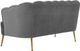 TOV Furniture Daisy Petite Grey Velvet Settee-2