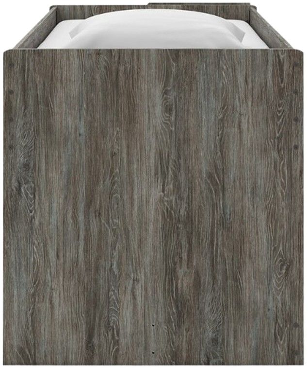 Signature Design by Ashley® Frandern Gray Twin Loft Bed with Drawer Storage-2