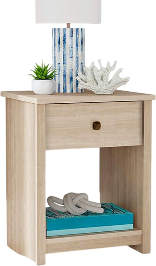 Sauder® River Ranch® Harvest Walnut™ Nightstand with Drawer-0