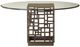 Tommy Bahama® Furniture Ocean Club South Sea 60'' Glass Top Dining Table with Dark Mocha Brown Base-2