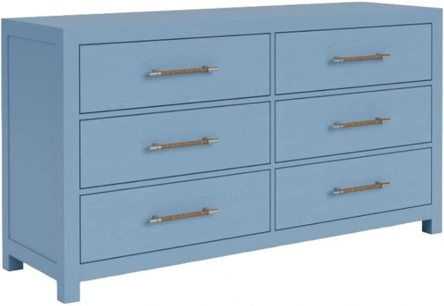 Riverside Furniture Rosalie Cabana Blue Dresser-0