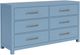 Riverside Furniture Rosalie Cabana Blue Dresser-0