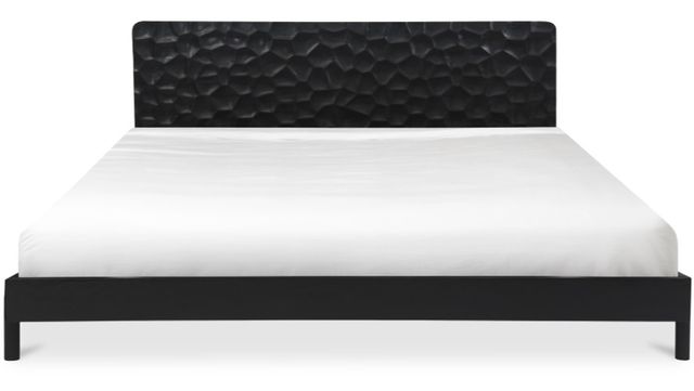 Moe's Home Collection Misaki Black Queen Panel Bed-1