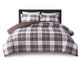 Olliix by Madison Park Essentials Parkston Brown Twin/Twin XL 3M Scotchgard Down Alternative All Season Comforter Set-1