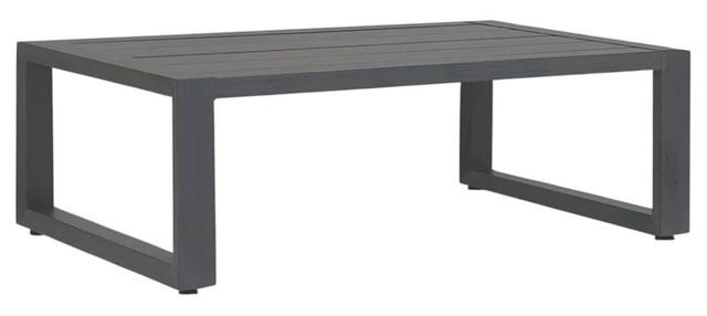 Sunset West Redondo Slate Metal Outdoor Coffee Table-0