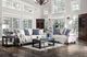 Furniture of America® Giovanni Beige Loveseat-1