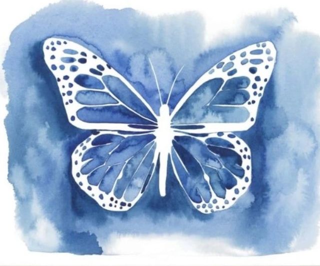 Classy Living Grace Popp Butterfly Inkling Wall Art-1