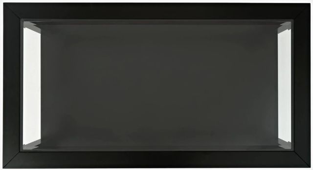 Jofran Inc. Urban Icon Glass Top Coffee Table with Black Base-3