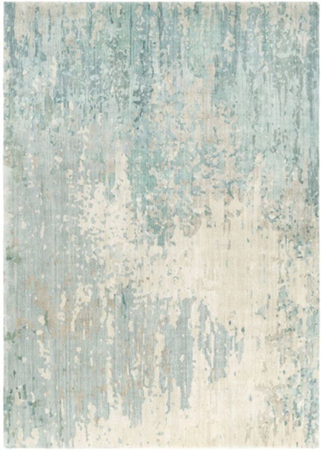 Surya Watercolor Teal 5'x8' Area Rug-1