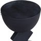 Fairfield® Sundries Eden Sandblasted Black Drink Table-4
