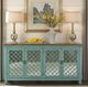 Liberty Furniture Kensington Brown/Turquoise Accent Cabinet-1