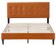 Weekender™ Jensen Faux Caramel King Platform Bed-0