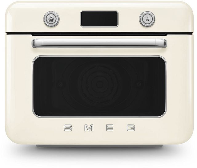 Smeg 50's Style 20" Cream Countertop Combi Steam Oven-0