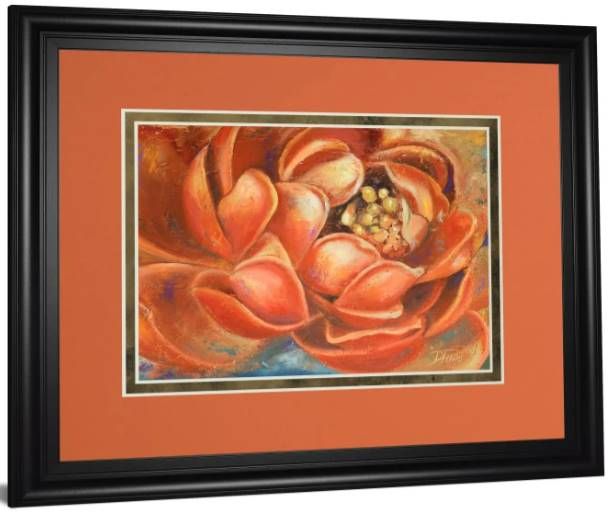 Classy Art Red Lotus I by Patricia Pinto Wall Art-1