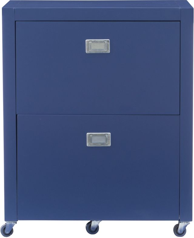 Linon Peggy Navy File Cabinet-0