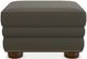La-Z-Boy® Pembroke Tar Ottoman with Brass Nailhead Trim-0