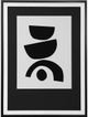 Stylecraft Black/Light Gray Framed Print-0