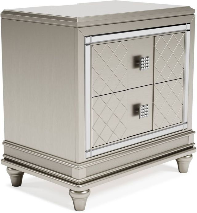 Signature Design by Ashley® Chevanna Platinum Nightstand-0
