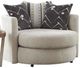Albany Industries Persia Beige Swivel Chair-0
