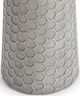 Classic Home Delaine Light Gray 20" Concrete Outdoor Table-3
