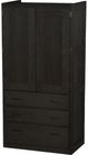 Crate Designs™ Furniture Espresso Wall Unit-0