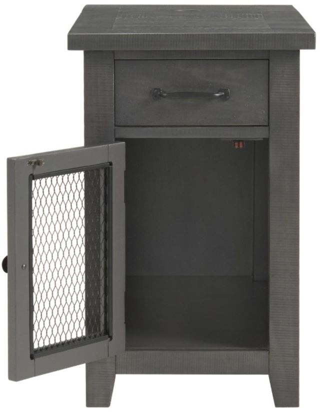 Martin Svensson Rustic Gray Chairside Table-3