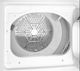 GE® 7.2 Cu. Ft. White with Silver Matte Backsplash Electric Dryer-2