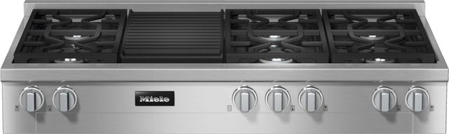 Miele 48" Gas Clean Touch Steel Rangetop-0