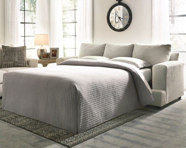 Signature Design by Ashley® Soletren Stone Queen Sofa Sleeper-3
