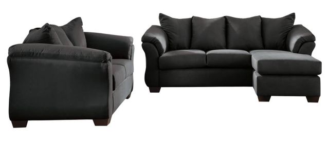 Signature Design by Ashley® Darcy 2-Piece Black Living Room Set-0