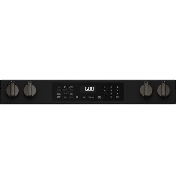 GE® 600 Series 30" Black Slate Slide-In Electric Range-4